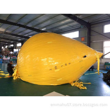 2T/5T/30T PVC PU Load testing water bag with shackles